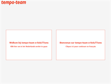 Tablet Screenshot of esoluttions.tempo-team.be